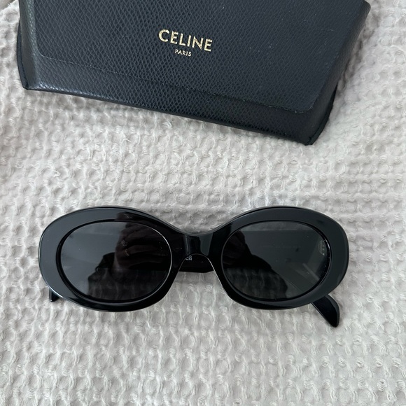 Celine Accessories - Celine Triomphe Oval Acetate Sunglasses OS NWOT